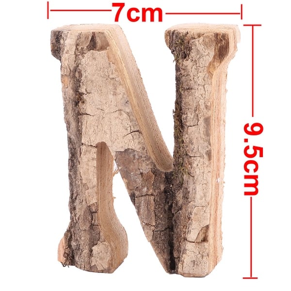 Shop Family Street Wood N Shaped Retro Style Door Plate Letter
