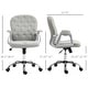 preview thumbnail 6 of 7, Teddy Fleece Home Office Chair, Upholstered Vanity Chair with Armrests, Swivel Rolling Chair with Adjustable Height - N/A