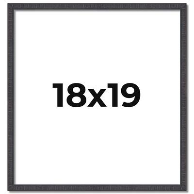 18x19 Frame Brown Solid Wood Picture Frame - Complete Modern Photo