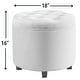 preview thumbnail 50 of 80, Donovan Tufted Round Storage Ottoman