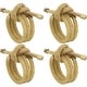 preview thumbnail 2 of 4, Table Napkin Rings With Knotted Rope Design (Set of 4)