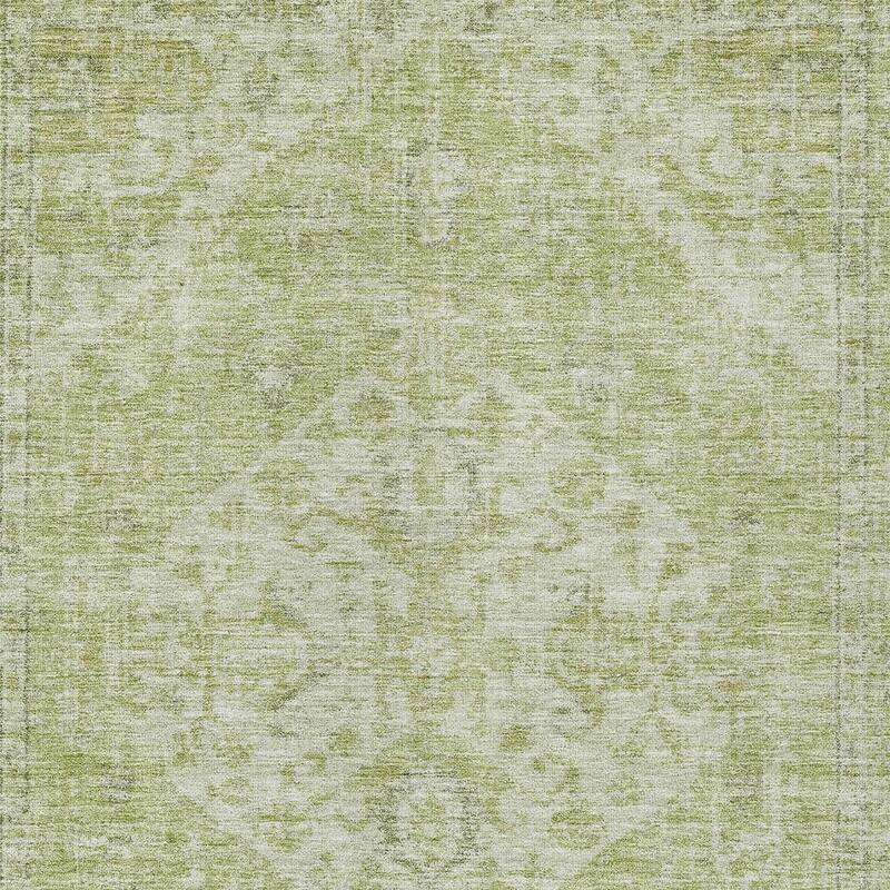 HomeRoots Oriental Traditional Rectangle Outdoor Rug