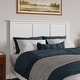 preview thumbnail 6 of 137, Madison Headboard White - Queen