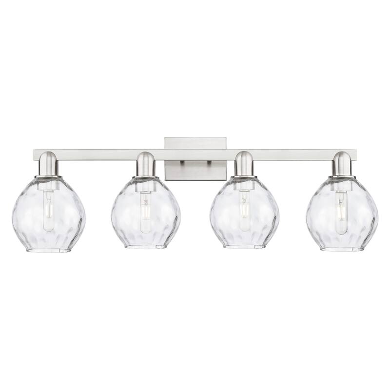 Innovations Lighting Endless Possibilities Arcadia - Waverly - 4 Light 33" Bath Vanity Light - Brushed Satin Nickel
