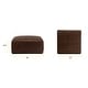 preview thumbnail 23 of 42, Poly & Bark Sequoia Ottoman - Full Grain Genuine Italian Leather