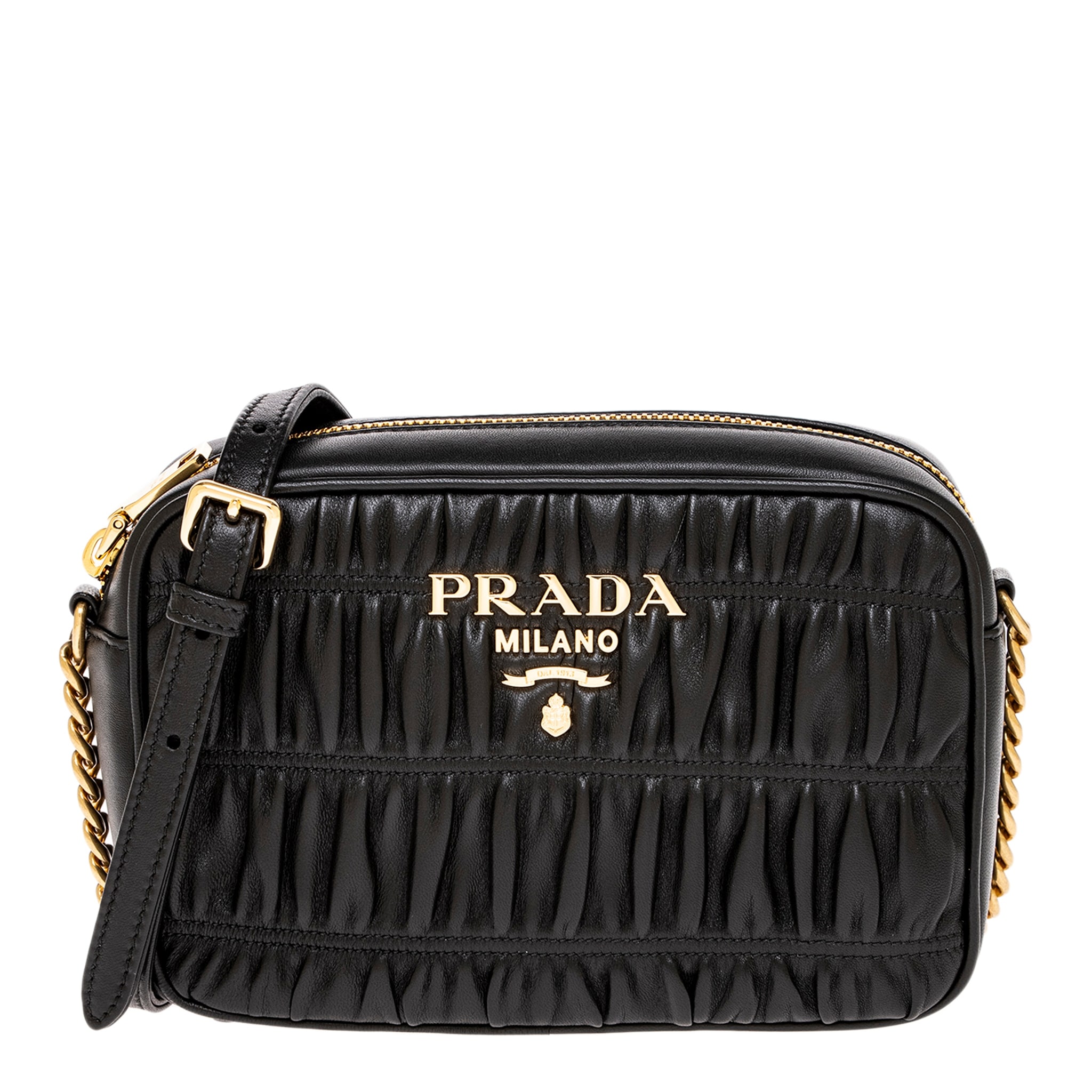 Prada Gaufre Nappa Leather Crossbody Bag
