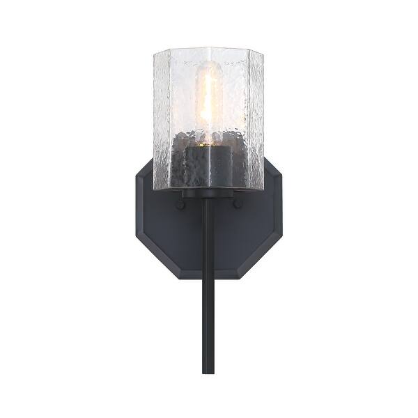 slide 2 of 9, Designers Fountain D309M-WS Haven 15" Tall Wall Sconce Matte Black