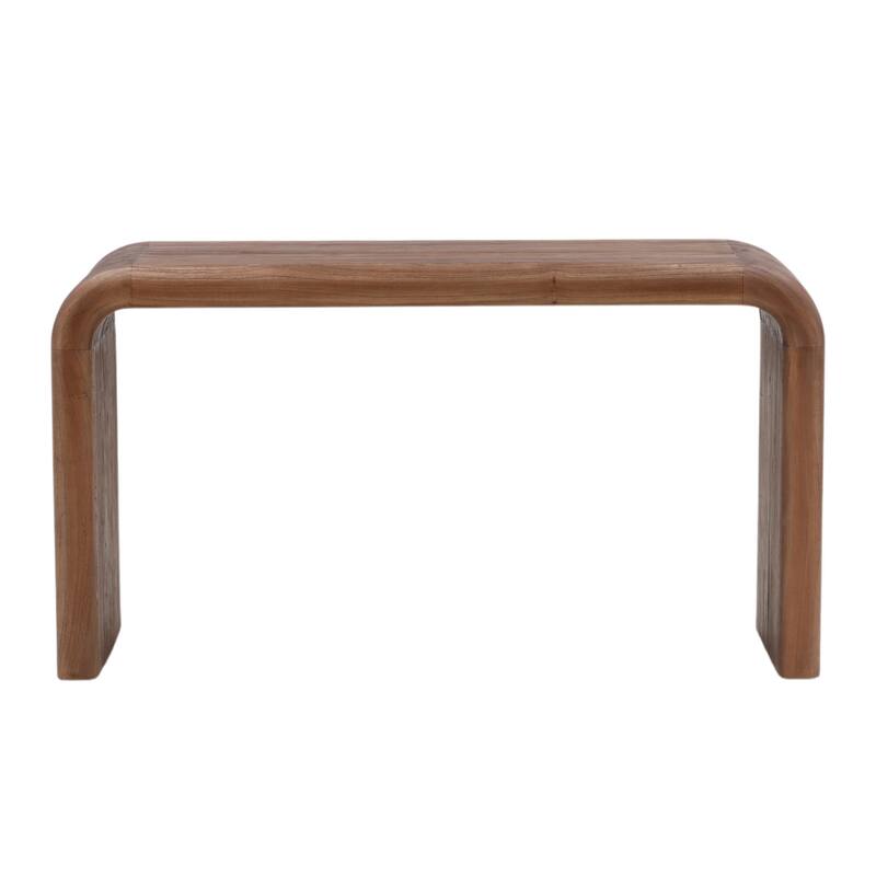 Winona 55" Wide Writing Desk, Medium Brown