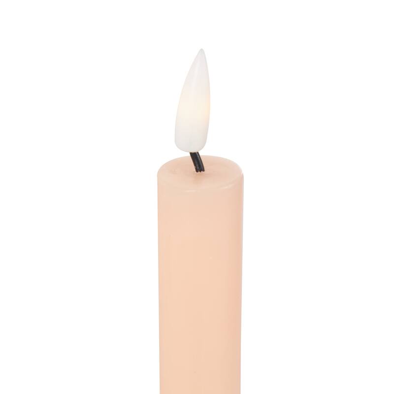 Wax Flameless Candle with Remote Control - Set of 6 Red, Black, White, Yellow, Blue or Pink - Roche River Decor