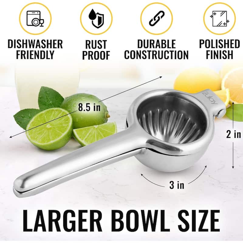 Zulay Kitchen Large Manual Citrus Press Juicer