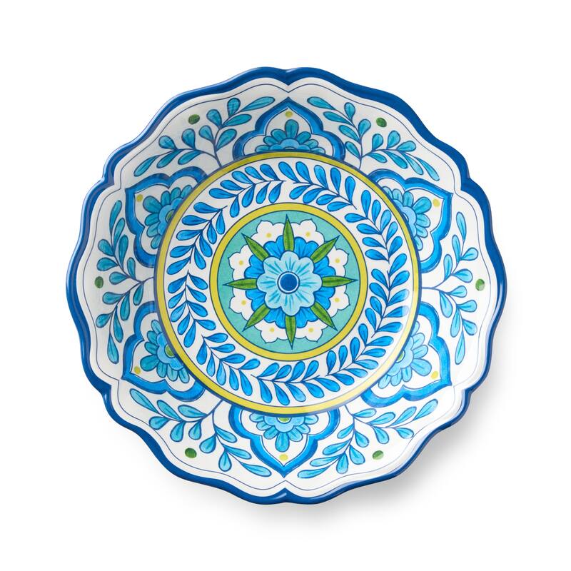 Certified International Porto Melamine 28 oz. All Purpose Bowls, Set of 4 - 8.50"L x 8.50"W x 2.00"H