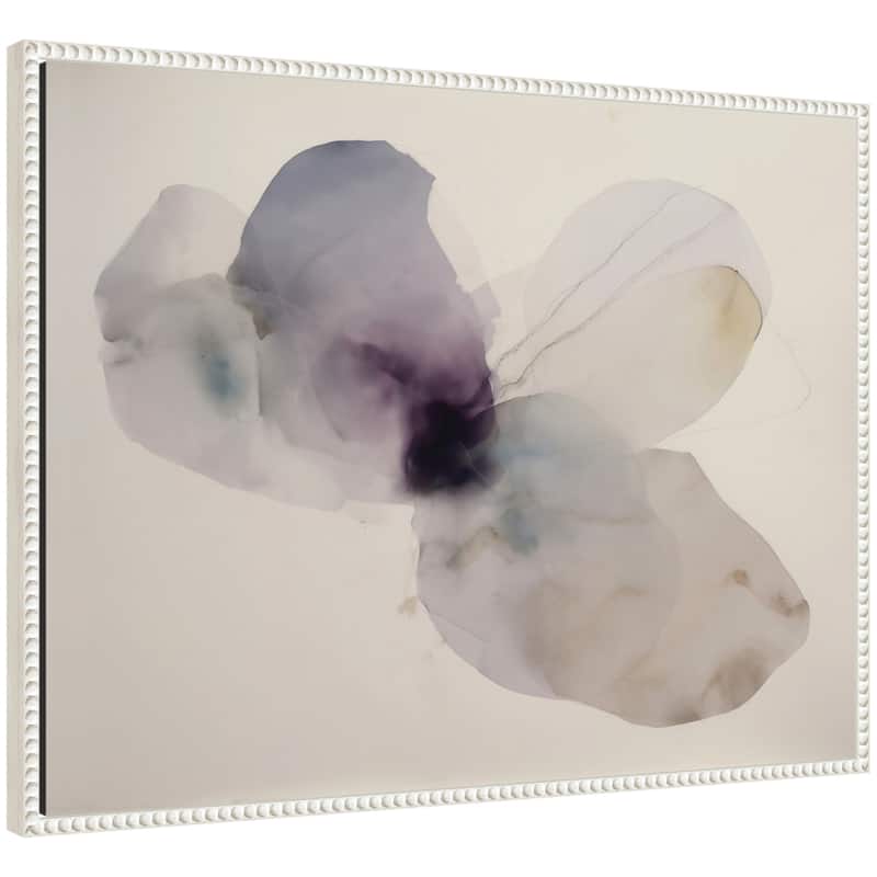 Kate and Laurel Quiet Calm II by Amy Lighthall Framed Canvas Wall Art Print - 30 x 23 - White