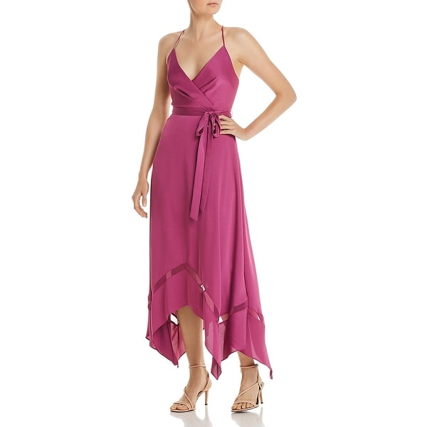 bcbg pink long dress