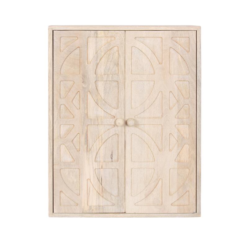 Kate and Laurel Galliene Wood Wall Cabinet