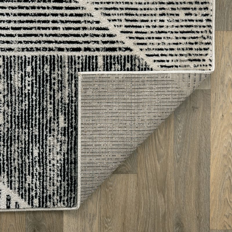 Contemporary Distressed Geometric Stylish Area Rug for Any Room