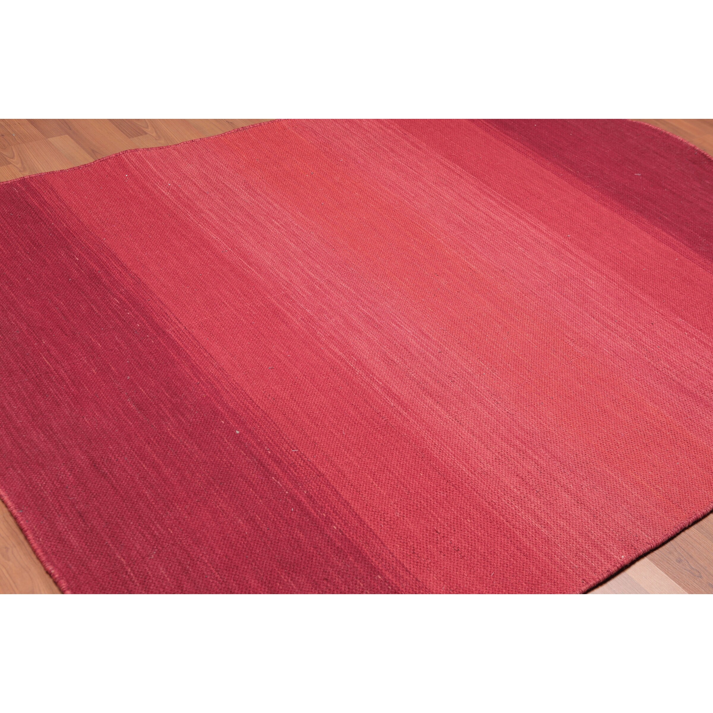 Shop 5 7x7 6 Hand Tufted Wool Oriental Area Rug Tone On Tone Red Color 5 7 X 7 6 Overstock 31515335