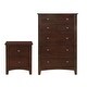preview thumbnail 6 of 12, Contemporary Style,Chest of Drawers Plywood Pine Veneer for Bedroom,Furniture 5 drawers Tall chest