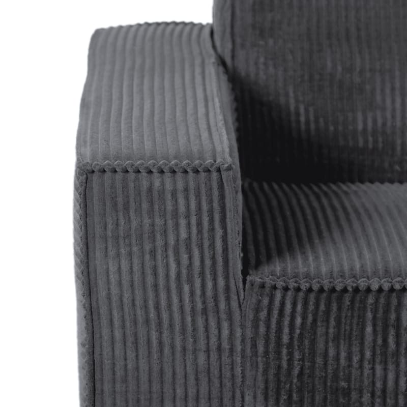 Furniture of America Navir Modern 5-Piece Chenille Foam Modular Sofa and Loveseat Set