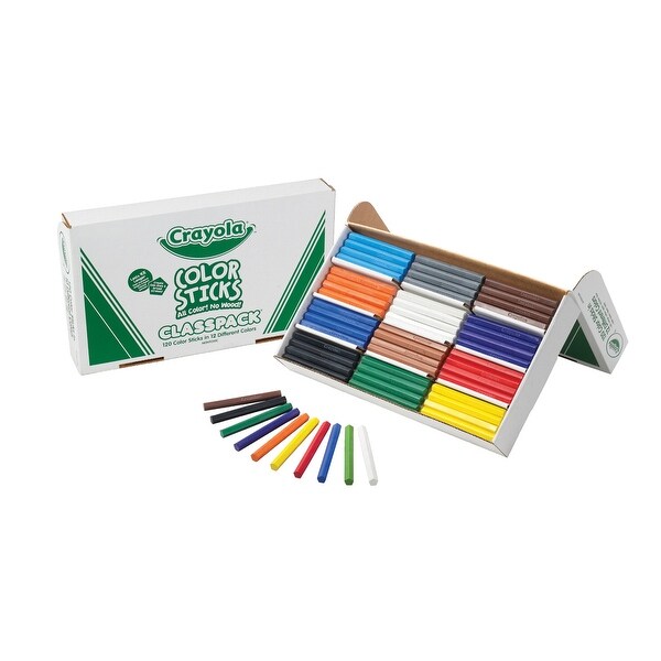 Download Shop Crayola Color Sticks Woodless Colored Pencil Classpack, Assorted, Set of 120 - Free ...