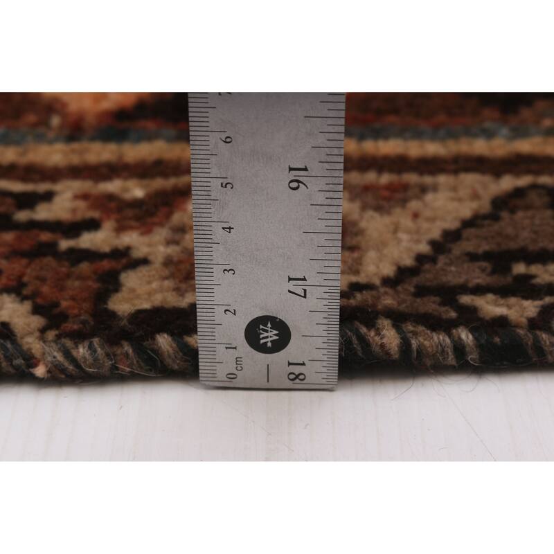 ECARPETGALLERY Hand-knotted Melis Vintage Red Wool Rug - 5'3 x 7'7