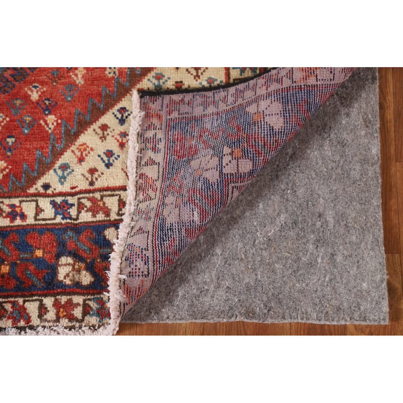 Traditional Bakhtiari Persian Vintage Area Rug Handmade Wool Carpet - 4'11"x 10'1"