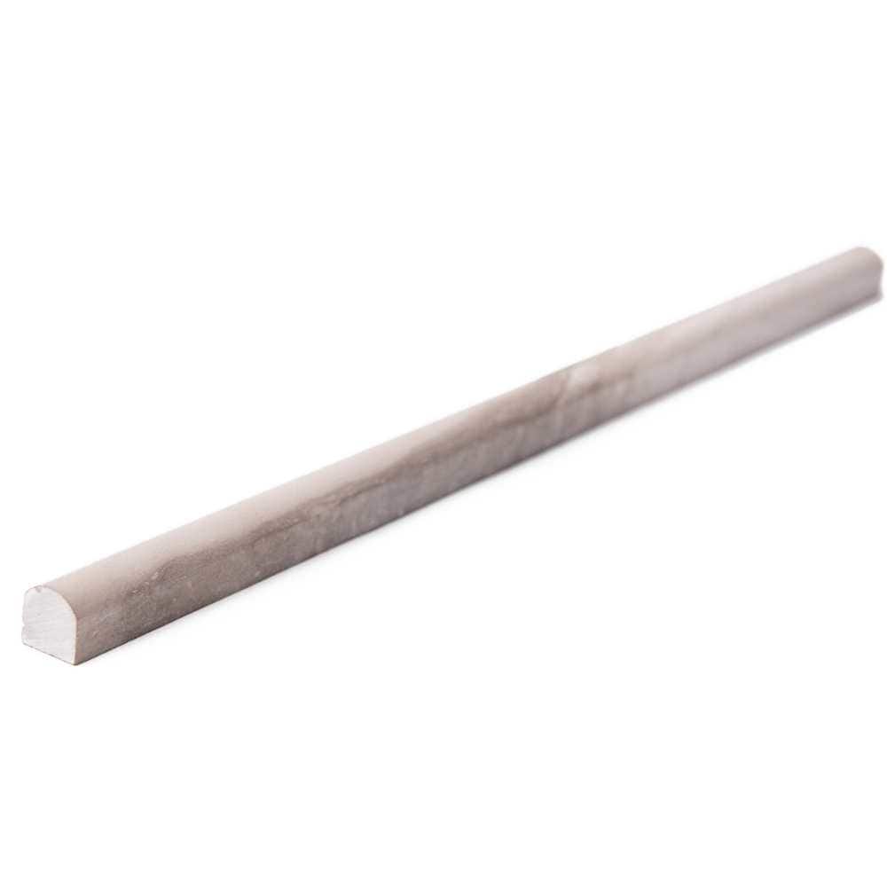 Santorini 0.5x12 Honed Marble Pencil Liner