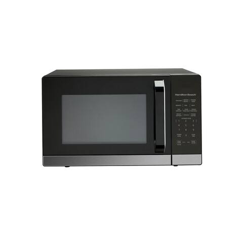 1.4 Cu.ft. Microwave Oven, Black Stainless Steel, with Sensor