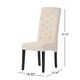preview thumbnail 3 of 9, Tall-back Natural Fabric Dining Chair (Set of 2) by Christopher Knight Home