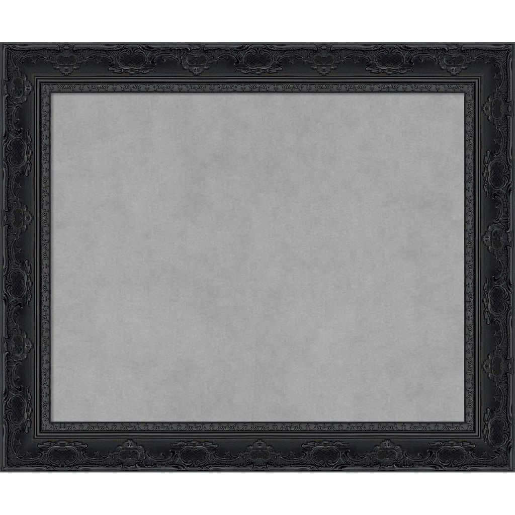 Amanti Art Filigree Gloss Black Framed