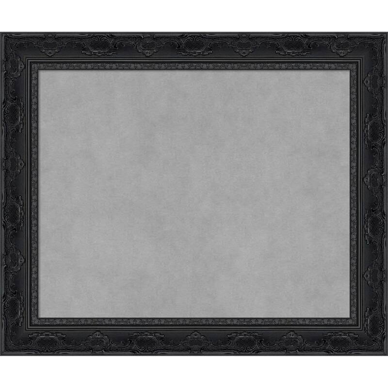 Amanti Art Filigree Gloss Black Framed