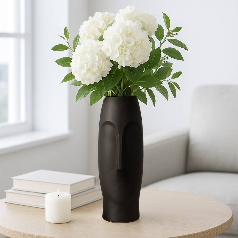 Ceramic Modern Face Design Flower Vase