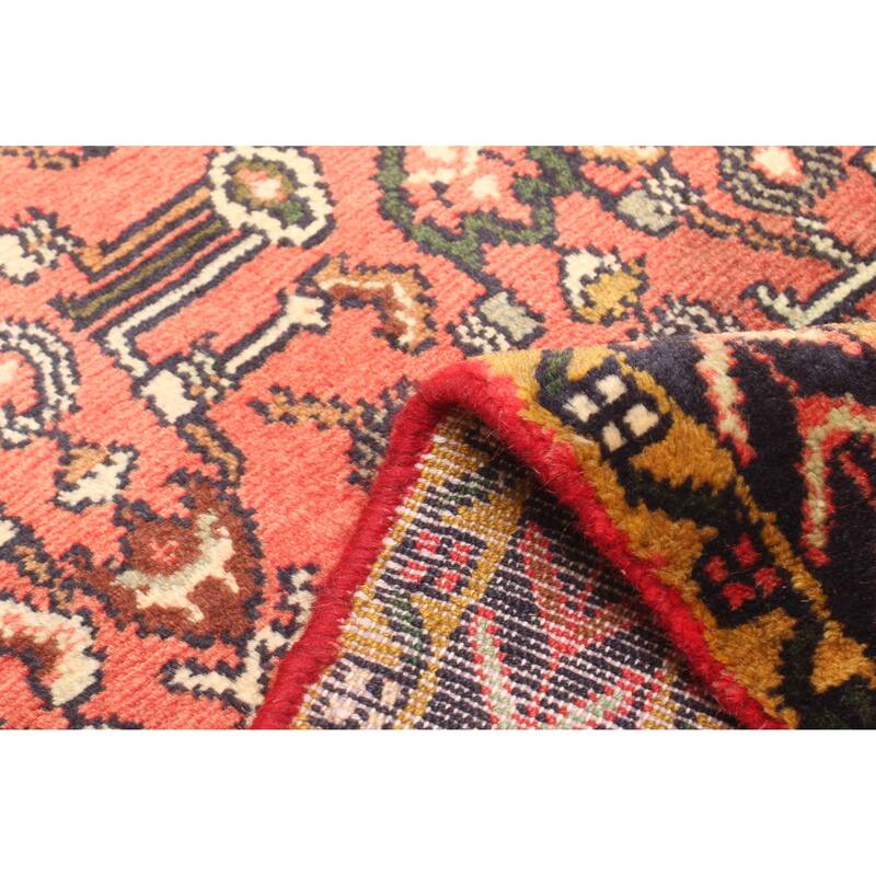 ECARPETGALLERY Hand-knotted Andelz Red Wool Rug - 2'5 x 8'0