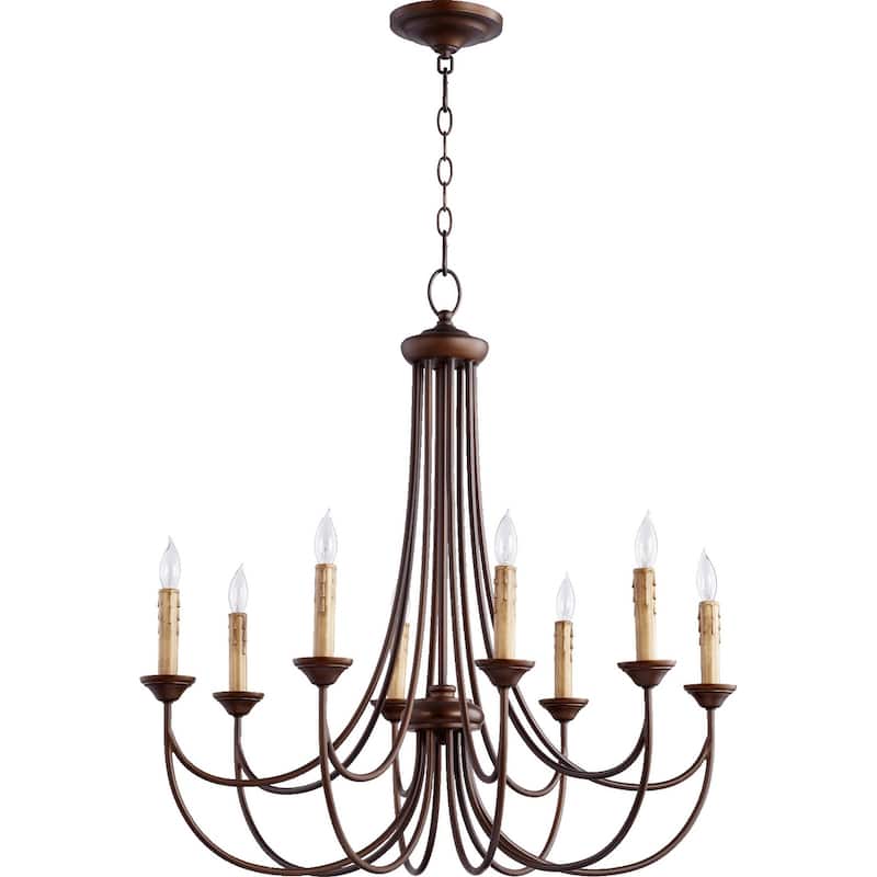 Quorum International Brooks 8 Light 29" Wide Chandelier