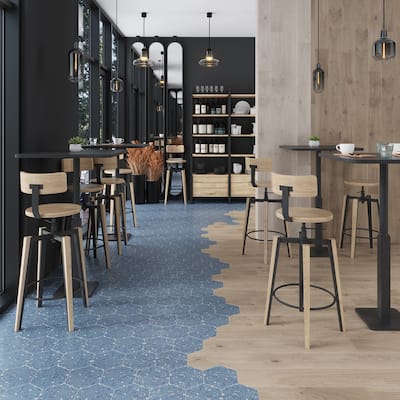 Apollo tile 8" x 9" Terra Mia Matte Blue Porcelain Tile (9.93 sq ft/case) - 25 Pack