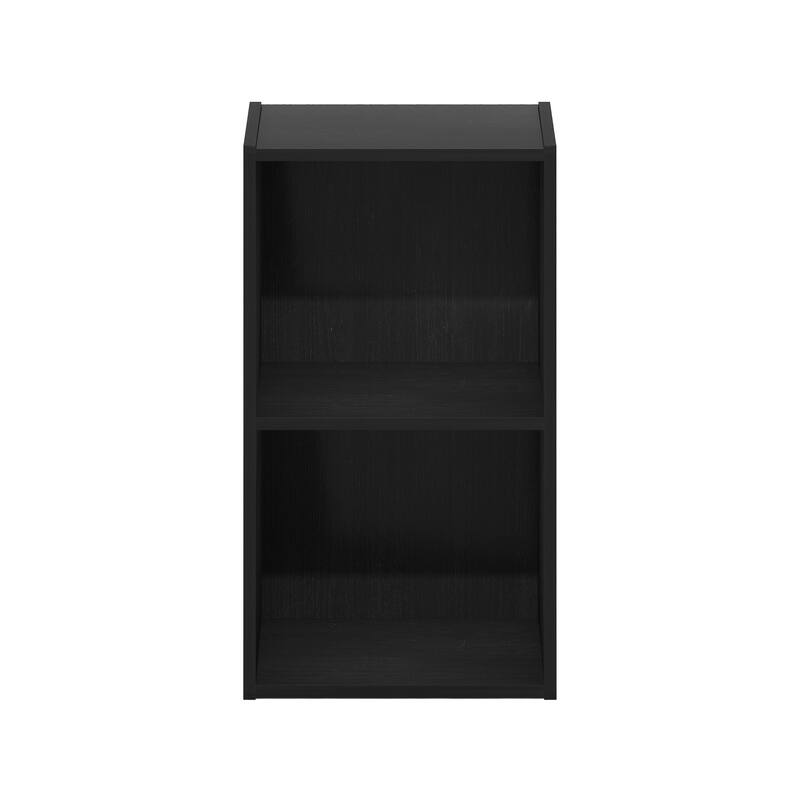Furinno Pasir 2-Tier Open Shelf Bookcase - Blackwood