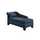preview thumbnail 8 of 13, Polyfiber Chaise Loung With Tufted Seat and Storage
