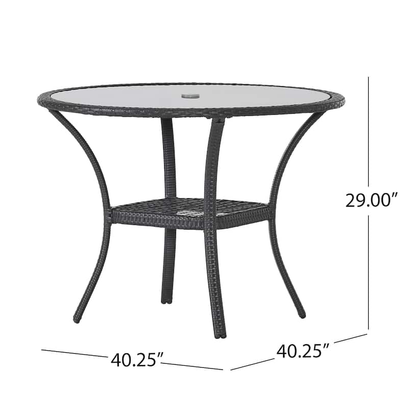 San Pico Wicker Outdoor 5-piece Dining Set by Christopher Knight Home