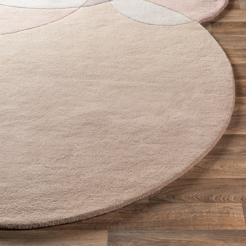 Livabliss Martela Handmade Mod Geometric Wool Area Rug