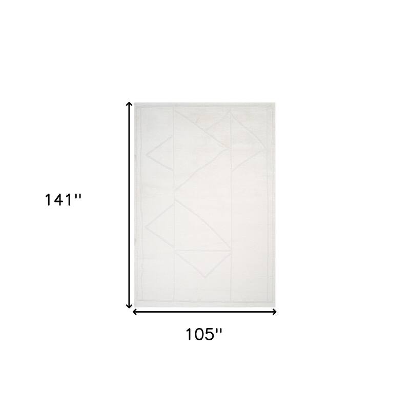 HomeRoots Geometric Rectangle Area Rug