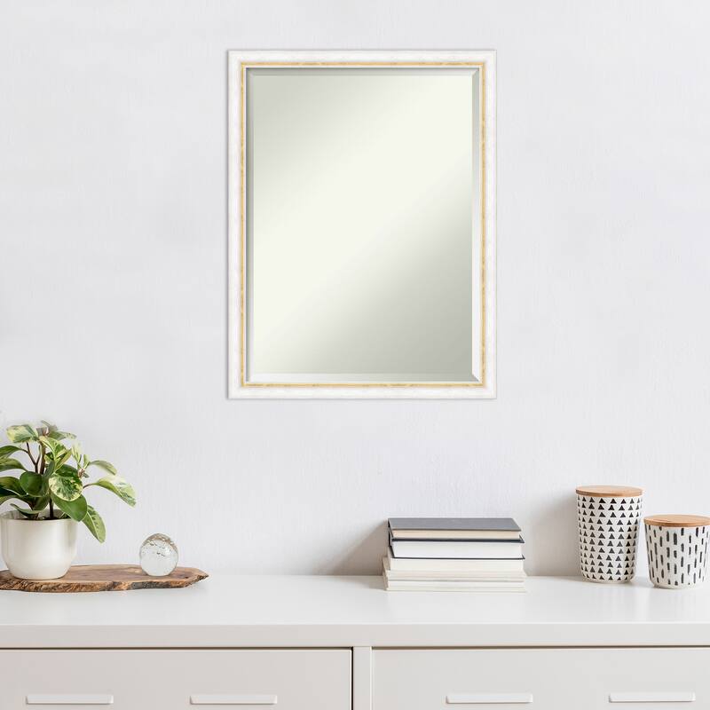 Morgan Beveled Wood Framed Wall Mirror