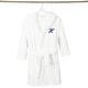 preview thumbnail 90 of 100, Sweet Kids 100% Polyester SUPER PLUSH Double Brushed Hooded Bathrobe with Navy Script Monogram