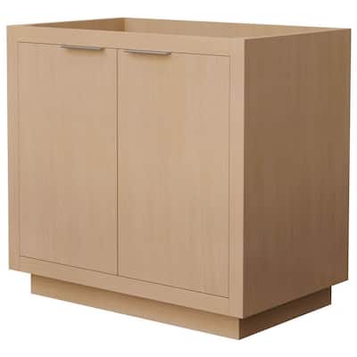 Wyndham Collection Maroni 36" Single Free Standing Vanity Cabinet Only