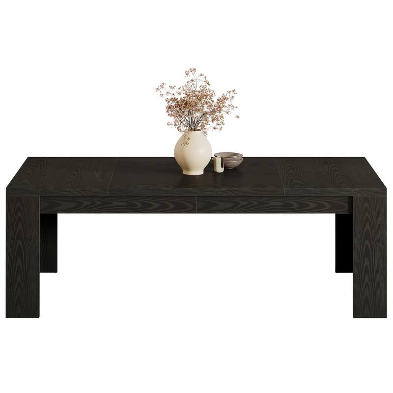 70.86-Inch Rectangular Dining Table for 6-8, Farmhouse Wooden Kitchen Table