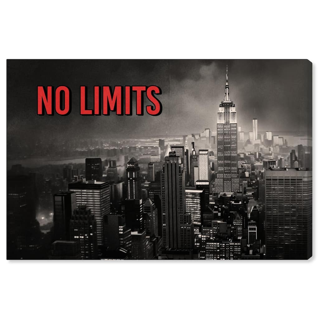 No Limits City Canvas by Art Remedy, Gallery Wrapped
