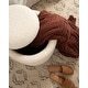 preview thumbnail 11 of 11, Kate and Laurel Jarlan Round Storage Ottoman
