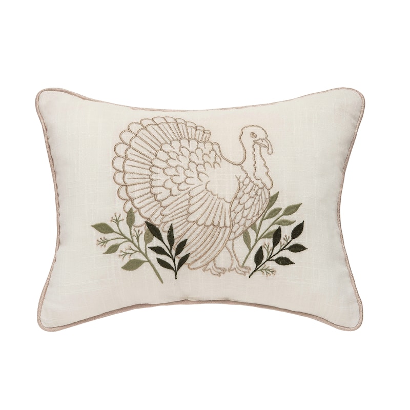 Botanical Turkey Pillow