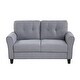 preview thumbnail 3 of 8, 2 Piece Living Room Sofa Set Linen Upholstered Couch Furniture (2+3 Seat)