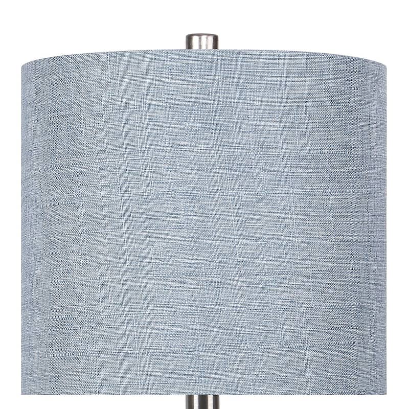 Gemma 23" Metal Hourglass Table Lamp (Set of 2)