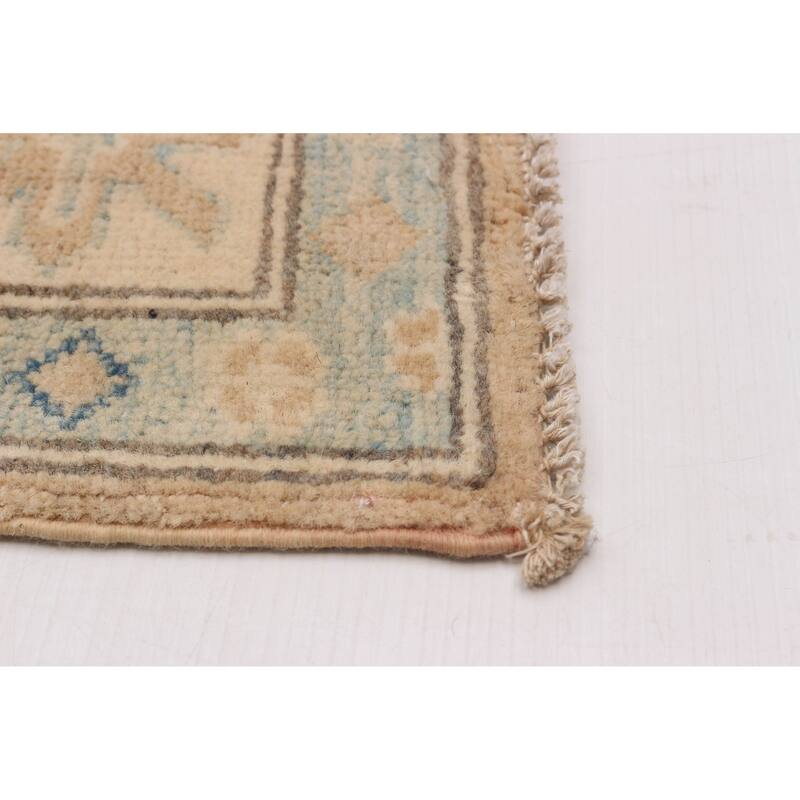 ECARPETGALLERY Hand-knotted Finest Ghazni Tan Wool Rug - 4'9 x 6'3
