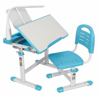 folding study table chair set